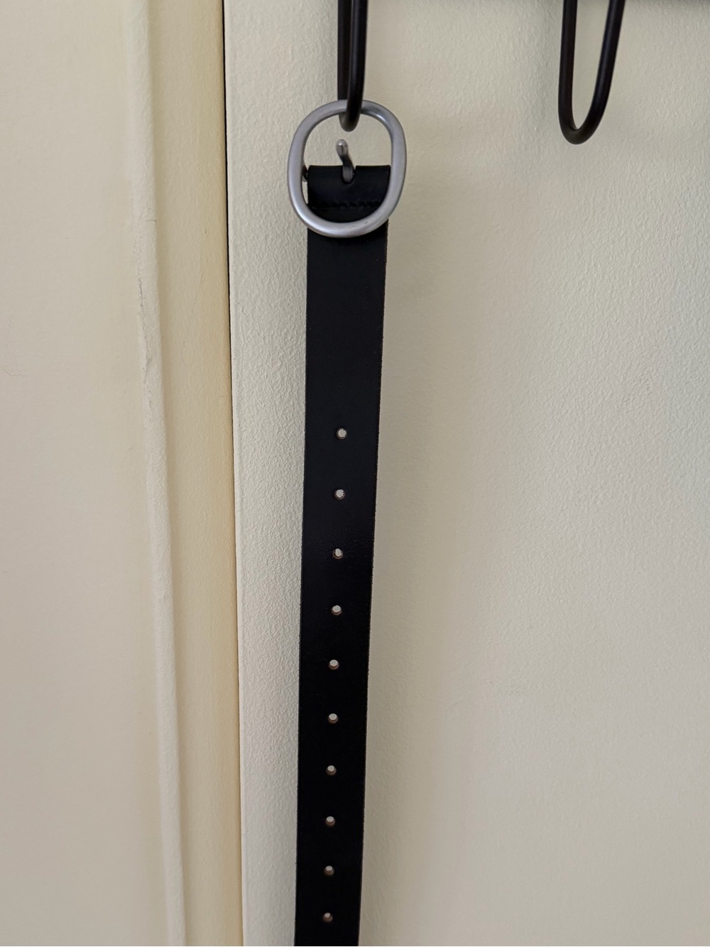Lucky brand black leather belt